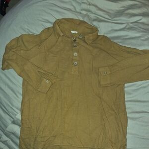 JODIFL Tan Button-Up Tunic